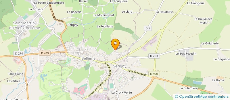 localisation de l'entreprise HOLDING LOWE à BELLEME