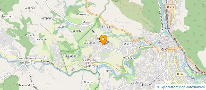 localisation de l'entreprise HOLDING LP à FOIX
