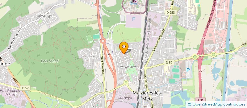 localisation de l'entreprise HOLDING LP INVEST  MAIZIERES-LES-METZ