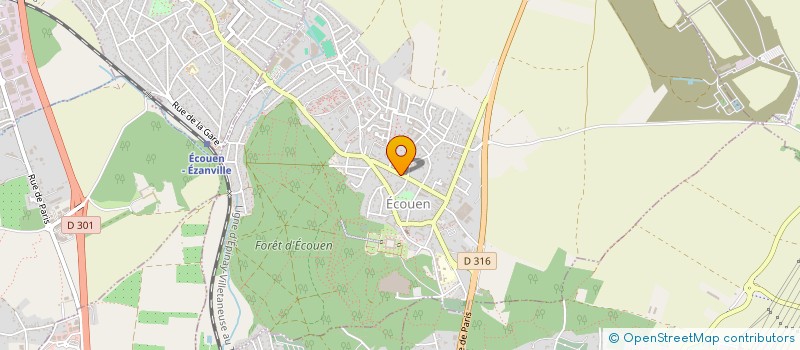 localisation de l'entreprise HOLDING LRK  ECOUEN