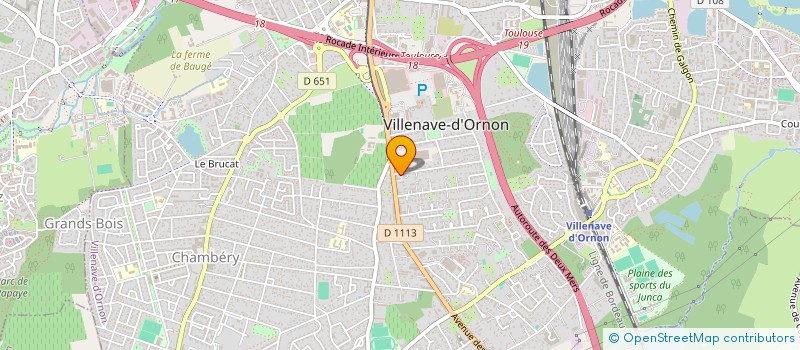 localisation de l'entreprise HOLDING LSC 2008  VILLENAVE-D'ORNON