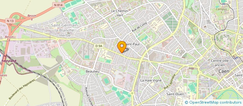 localisation de l'entreprise HOLDING LUCAS PREAUX à CAEN