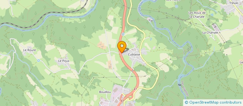 localisation de l'entreprise HOLDING LUCYA  SAINT-MAURICE-DE-LIGNON