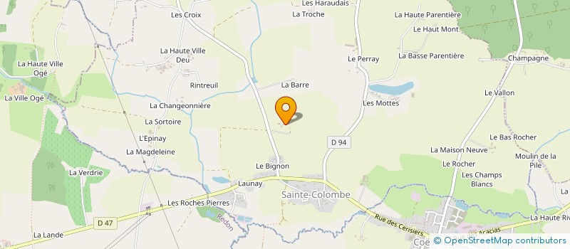 localisation de l'entreprise HOLDING LUDOVIC DELAUNAY  SAINTE-COLOMBE