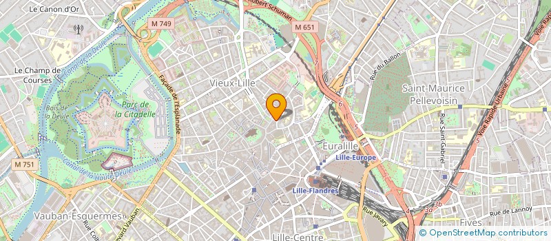 localisation de l'entreprise HOLDING LUNIPAU à LILLE