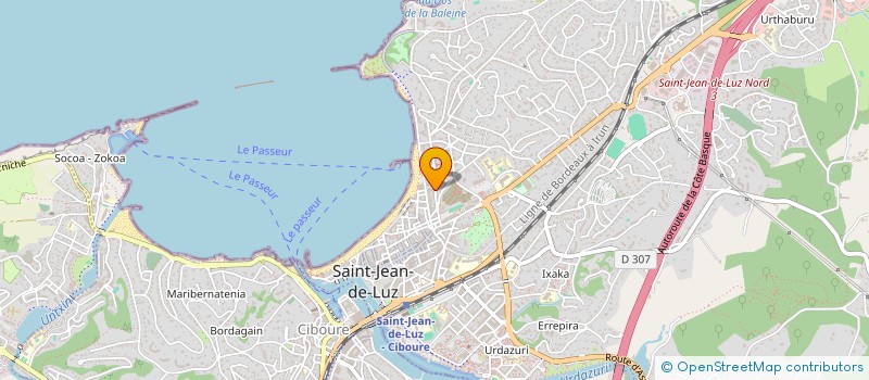 localisation de l'entreprise HOLDING LUZINVEST à SAINT-JEAN-DE-LUZ