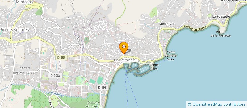 localisation de l'entreprise HOLDING LV INVEST  LE LAVANDOU