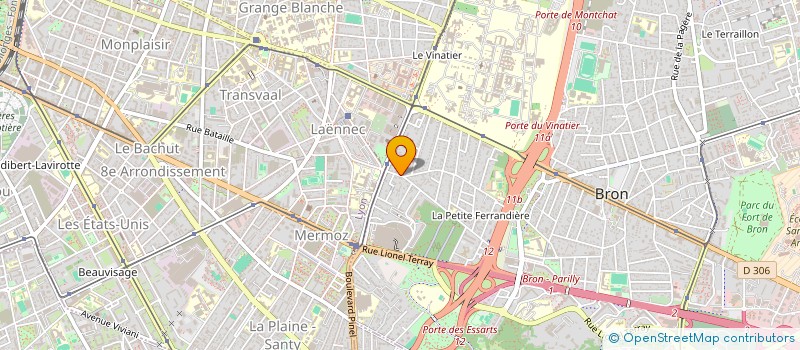 localisation de l'entreprise HOLDING LYON BRON à BRON