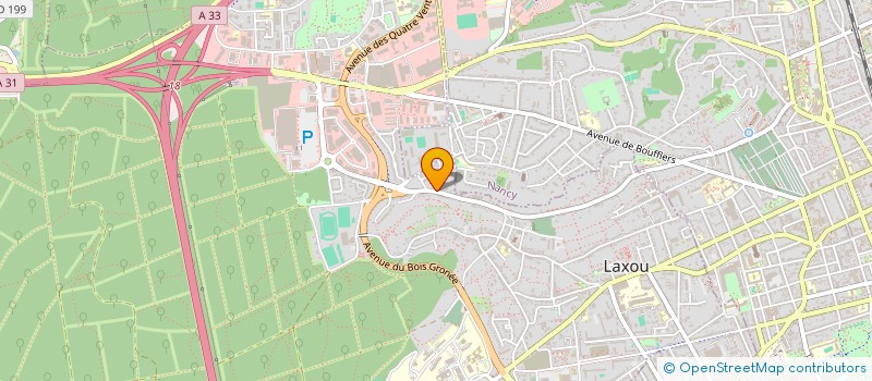 localisation de l'entreprise HOLDING M à LAXOU