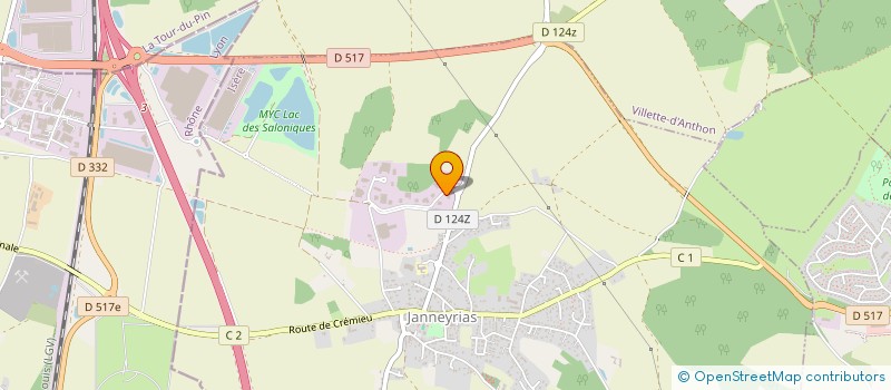 localisation de l'entreprise HOLDING M-APY  JANNEYRIAS