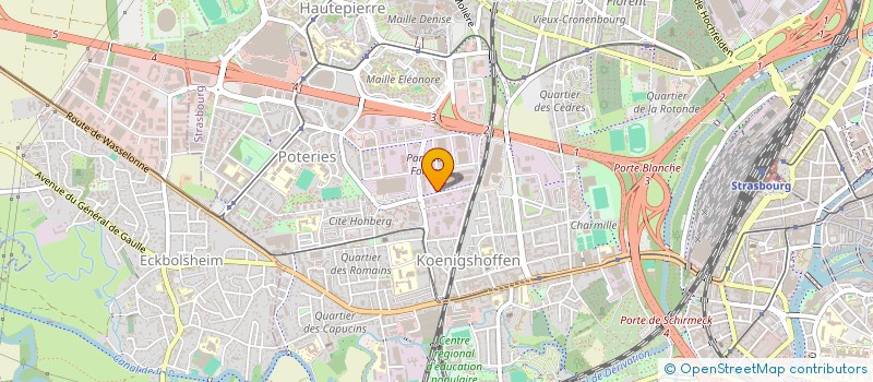 localisation de l'entreprise HOLDING M.D ABBOUD ENERGIE ET SERVICE  STRASBOURG