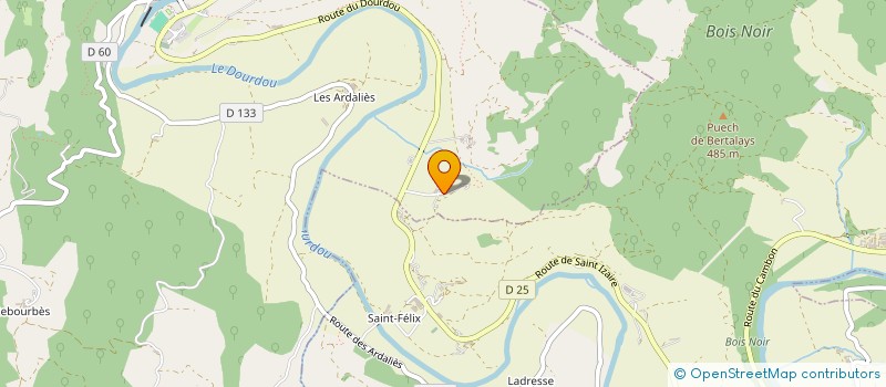 localisation de l'entreprise HOLDING M DAFFAS  SAINT-IZAIRE