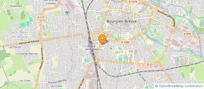 localisation de l'entreprise HOLDING M GERMAIN à BOURG-EN-BRESSE