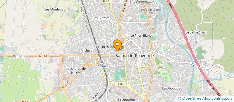 localisation de l'entreprise HOLDING M.I.B  SALON-DE-PROVENCE