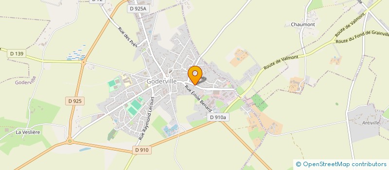 localisation de l'entreprise HOLDING M.J.  GODERVILLE