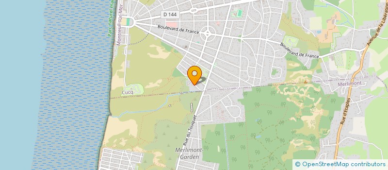 localisation de l'entreprise HOLDING M&S  CUCQ