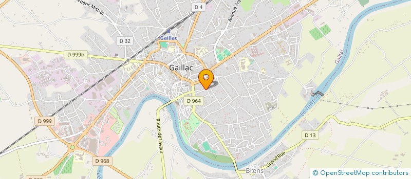 localisation de l'entreprise HOLDING M.T.E  GAILLAC