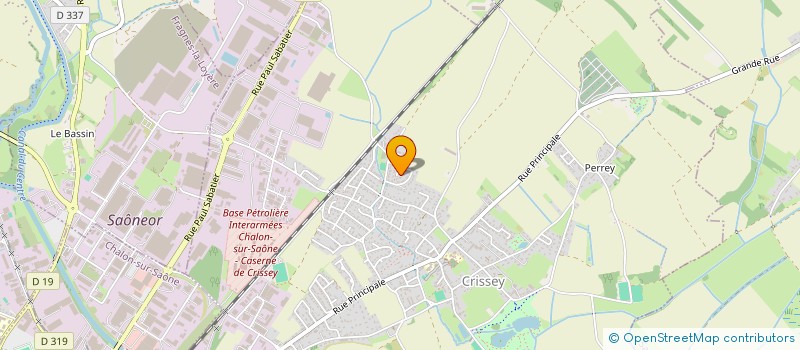 localisation de l'entreprise HOLDING M2P  CRISSEY