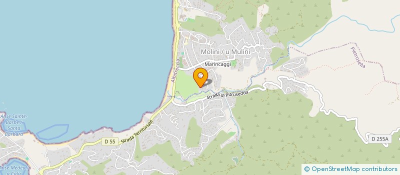 localisation de l'entreprise HOLDING MACARA  ALBITRECCIA