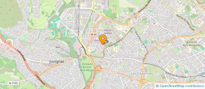localisation de l'entreprise HOLDING MAF à MONTPELLIER