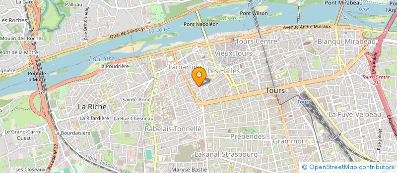 localisation de l'entreprise HOLDING MAG  TOURS