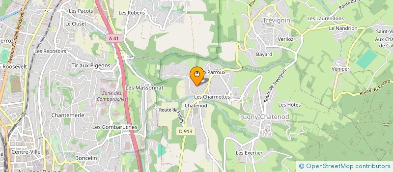 localisation de l'entreprise HOLDING MAGIC PARROT  PUGNY-CHATENOD