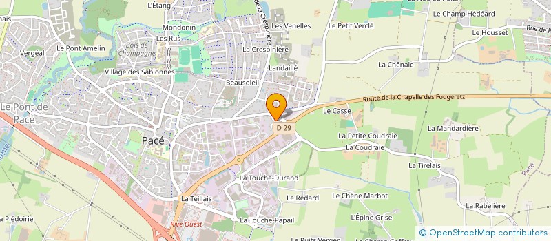 localisation de l'entreprise HOLDING MAHE MACE  PACE