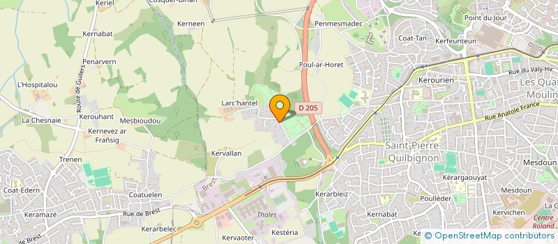 localisation de l'entreprise HOLDING MAISONS ET TERRAINS à BREST