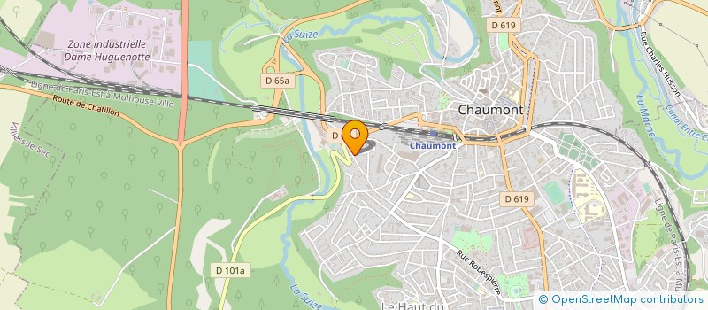 localisation de l'entreprise HOLDING MAJ à CHAUMONT