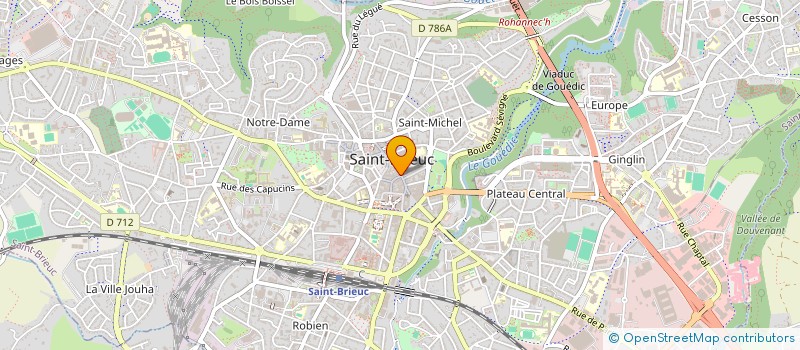 localisation de l'entreprise HOLDING MAJ à SAINT-BRIEUC