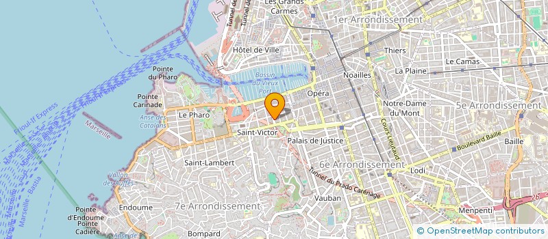 localisation de l'entreprise HOLDING MAJOREM  MARSEILLE