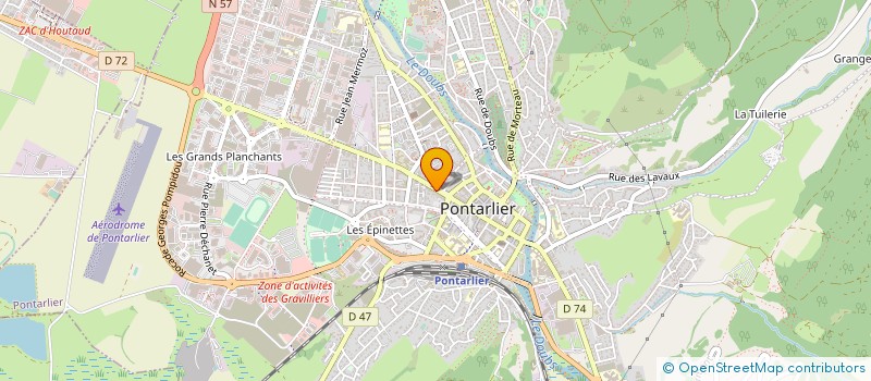 localisation de l'entreprise HOLDING MALEAU à PONTARLIER