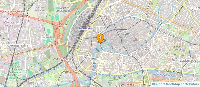 localisation de l'entreprise HOLDING MALIN  STRASBOURG