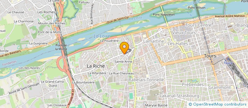 localisation de l'entreprise HOLDING MALONE  LA RICHE