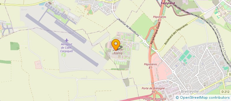 localisation de l'entreprise HOLDING MAN CAEN  BRETTEVILLE-SUR-ODON