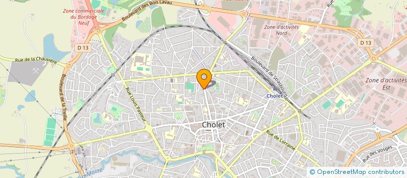 localisation de l'entreprise HOLDING MAN CHOLET à CHOLET