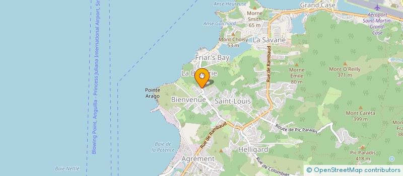 localisation de l'entreprise HOLDING MANAGEMENT AND SERVICES à SAINT MARTIN
