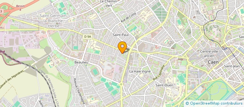 localisation de l'entreprise HOLDING MANON à CAEN