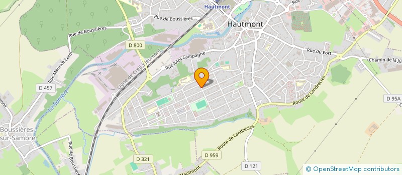 localisation de l'entreprise HOLDING MANSEUR  HAUTMONT