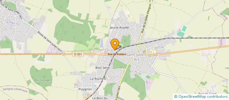 localisation de l'entreprise HOLDING MANU à SAINT JULIEN L'ARS