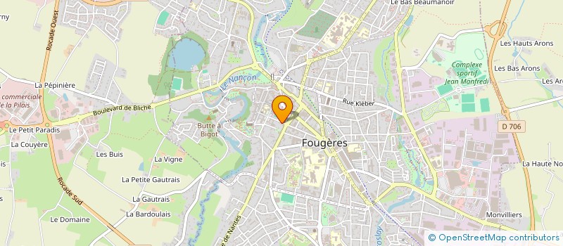 localisation de l'entreprise HOLDING MARC  FOUGERES