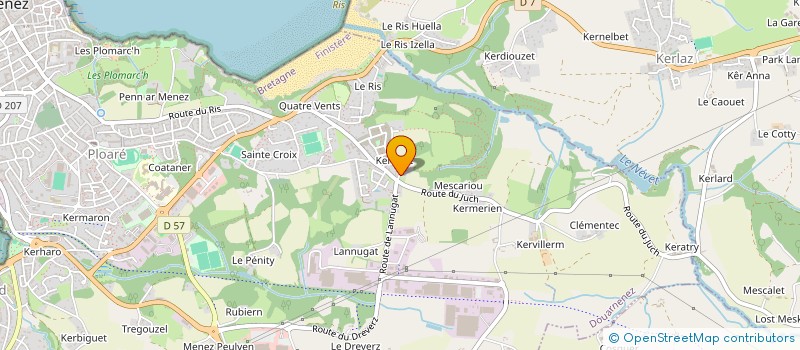 localisation de l'entreprise HOLDING MARC CORNEC à DOUARNENEZ