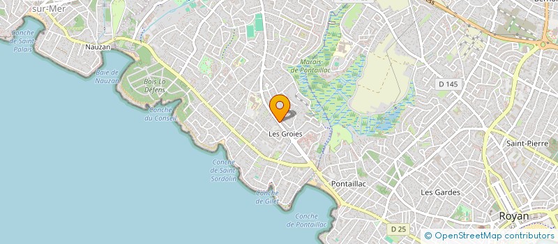 localisation de l'entreprise HOLDING MARC COUNIL  VAUX-SUR-MER