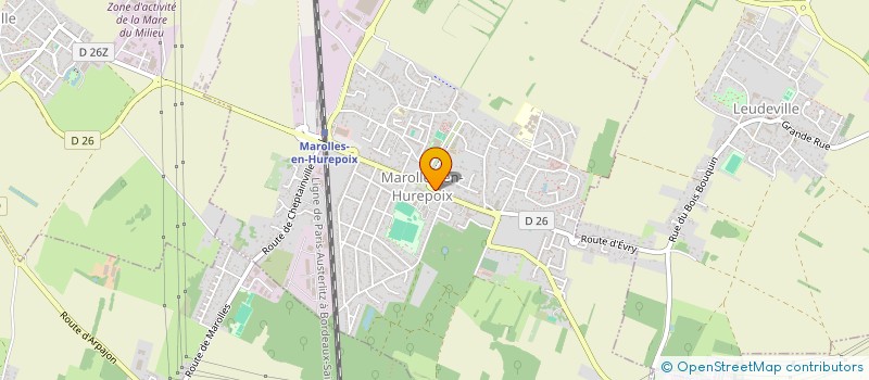 localisation de l'entreprise HOLDING MARCHAND  LEUDEVILLE