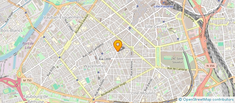 localisation de l'entreprise HOLDING MARGARETH à LILLE
