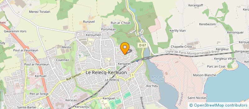 localisation de l'entreprise HOLDING MARHIC à LE RELECQ-KERHUON