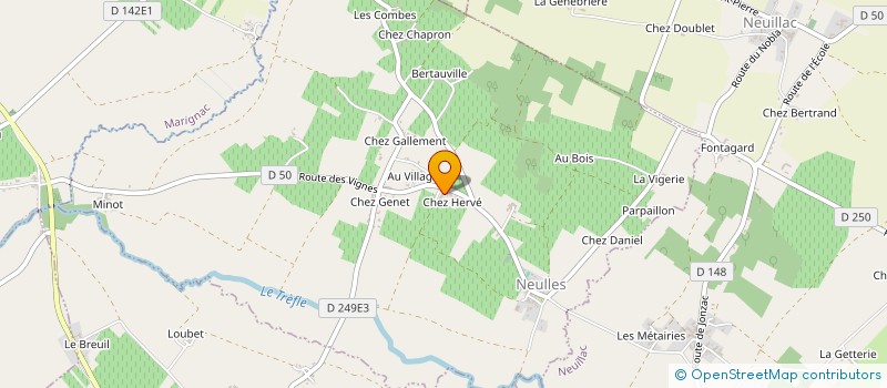 localisation de l'entreprise HOLDING MARIAU  NEULLES