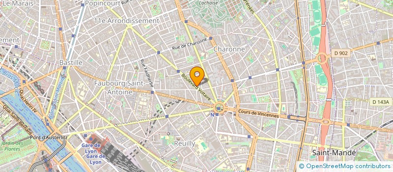 localisation de l'entreprise HOLDING MARIDYC  PARIS