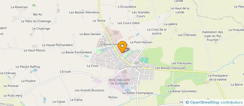 localisation de l'entreprise HOLDING MARQUET  DOMAGNE