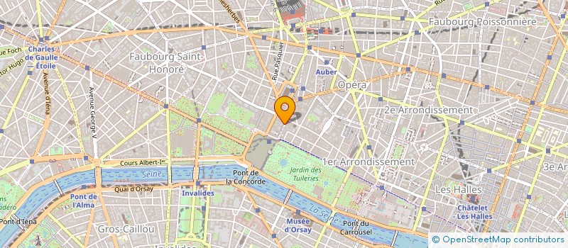 localisation de l'entreprise HOLDING MARRONNIERS INVESTISSEMENT  PARIS